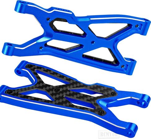 RC Suspension Arms A Arms Upgrades Part for 1/8 Typhon 3S BLX,1/10 Big Rock 3S BLX V3,Aluminum Front Rear Suspension A-Arms Hops up,Pink in Saudi Arabia
