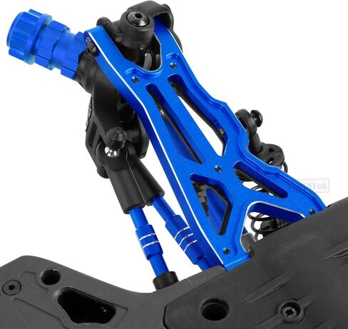 RC Suspension Arms A Arms Upgrades Part for 1/8 Typhon 3S BLX,1/10 Big Rock 3S BLX V3,Aluminum Front Rear Suspension A-Arms Hops up,Pink in Saudi Arabia