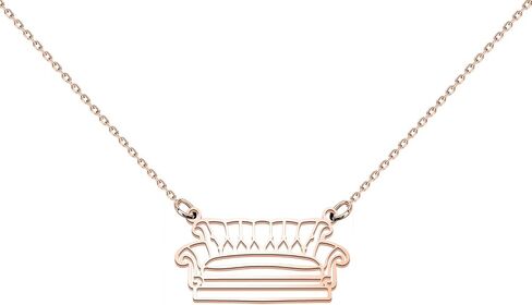 ENSIANTH TV Show Inspired Gift Best Friend Gift TV Show Fans Merch Necklace Sitcom Television Apartment Gift Sofa Necklace in Kuwait