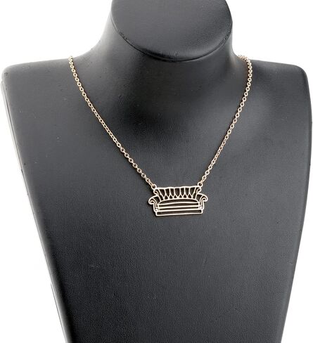 ENSIANTH TV Show Inspired Gift Best Friend Gift TV Show Fans Merch Necklace Sitcom Television Apartment Gift Sofa Necklace in Kuwait