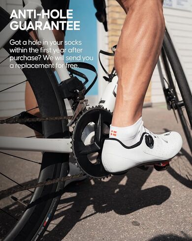 DANISH ENDURANCE Cycling Socks, Low-Cut, Breathable for Men & Women, 3-Pack in Saudi Arabia