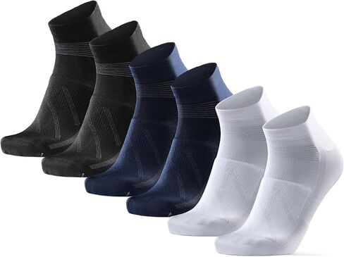 DANISH ENDURANCE Cycling Socks, Low-Cut, Breathable for Men & Women, 3-Pack in Saudi Arabia