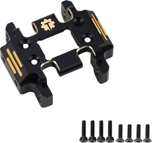 لوحة انزلاقية نحاسية عالية الدقة بآلة CNC لـ Redcat Ascent-18 1/18 مقياس RC ترقيات زاحف الصخور، طلاء أسود in Kuwait