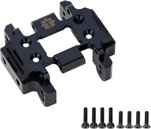 لوحة انزلاقية نحاسية عالية الدقة بآلة CNC لـ Redcat Ascent-18 1/18 مقياس RC ترقيات زاحف الصخور، طلاء أسود in Kuwait