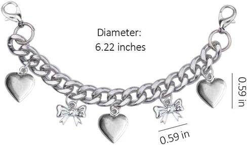 Shoelace Charms for Girls Women Cute Bow Hearts Shoe Charms for Sneakers Shoe Decorations Shoe Accessories for Sneakers in Saudi Arabia
