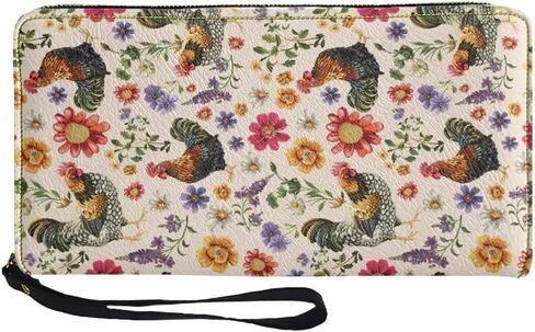 Bohemian Mandala Leather Wristlet Wallet for Women Portable Storage Bag Ethnic Style Fashion Travel Business Shopping Money Clips Handbag Purse in Saudi Arabia