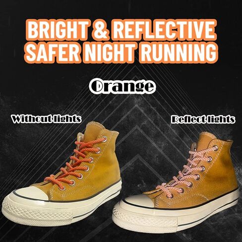 Round shoe laces Reflective for sneakers in Kuwait