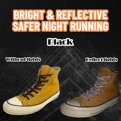 Round shoe laces Reflective for sneakers in Kuwait