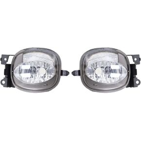 Fog Lights Assembly Replacement for 2007 2008 2009 Lexus ES350 with Bulbs Front Bumper Chrome Fog Light Left+Right Side (Passenger & Driver Side)