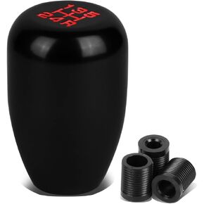 Auto Dynasty - Universal 6-Speed Manual Transmission Aluminum Racing Shift Knob (Black)