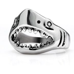 Yumikoo Shark Head Ring for Men in Kuwait