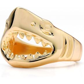 Yumikoo Shark Head Ring for Men