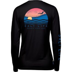 Salt Life Women's Relaxin' Realm Long Sleeve Classic Fit SLX Shirt