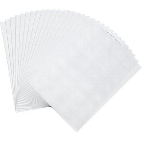 18pcs Plastic Mesh Canvas Sheets 11x8.2in, 14 Count White Needlepoint Canvas for Cross Stitch Plastic Screen Eye Mesh Acrylic Yarn Crafting Embroidery Crochet Knit Projects