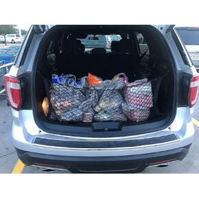 Envelope Style Trunk Cargo Net Black for Lincoln Aviator 2020-2025 - Car Accessories - Premium Trunk Organizers and Storage - Cargo Net for SUV - Vehicle Carrier Organizer for Lincoln Aviator