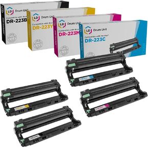 LD Compatible Drum Unit Replacements for Brother DR-223 (Black, Cyan, Magenta, Yellow, 4-Pack) Compatible with HL Printers HL-L3210CW HL-L3230CDW HL-L3270CDW HL-L3290CDW MFC Mu