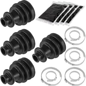 Caltric 2 Front Right Left Axle CV Boot Kit Compatible with Polaris RZR 800 EFI 2008-2013 2014