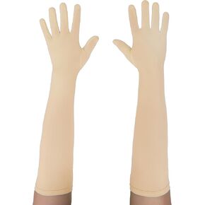 Seeksmile Unisex Adult 18" Length Spandex Long Gloves Stretchy Cosplay Costume Gloves