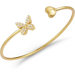 SELOVO Letter Bracelet Women Initial Bracelets Butterfly Heart Bracelets for Women