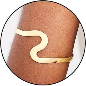Gold Arm Cuff for Women Gold Open Upper Arm Cuff Dainty layered Arm Cuff Bracelets Bohemian Beach Starfish Arm Cuff Bangle for Women
