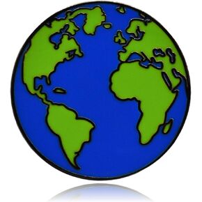 Planet Earth Hard Enamel Pin