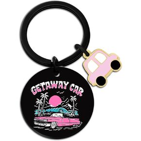 Gifts for Women Car Accessories for Women Vintage Keychain Gifts for Girls Teens Getaway Gifts for Music Lovers Cute Keychains Gift for Adults Christmas Birthday Presents Stocking Stuffers