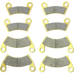 Front Rear Brake Pads for Polaris General 1000 Deluxe General 1000 4 EPS PS XP DLX 2016 2017 2018 2019 2020 2021 2022 - RZR 4 900 R05 R12 4 Seat 2015-2018 FA656 FA456 Brakes MC0499