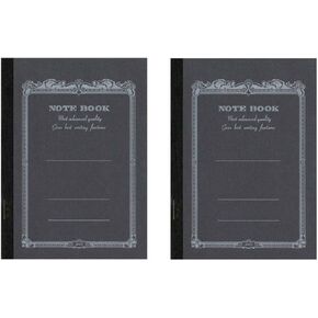 2x Apica Notebook CD15 Steel Grey- 7"x10