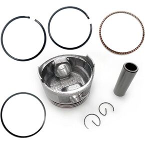 مجموعة حشية رأس حلقة المكبس 44 مم من مجموعة مكبس المحرك تناسب متوافق مع Yamaha PW50 PY QT 50 Big Bore PW60 QT60 49cc 2-Stroke Pit Dirt Bike 1981-2009 in Kuwait