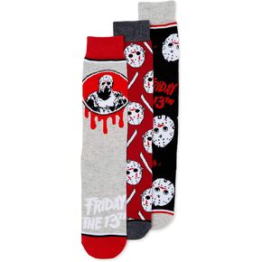 Friday the 13th Mens 3 Pack Crew Socks