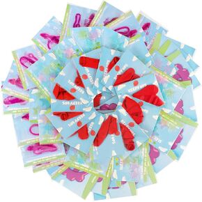 48 Pcs Party Favors, Sticky Gecko, Up Balloon, Paper Glasses, Party Favors for Birthday Party, Family Games