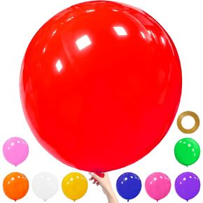 9Pcs Big 36 Inch Balloons, assroted giant balloons, Latex Balloons, Large Balloons for Birthday Wedding Party Decorations.