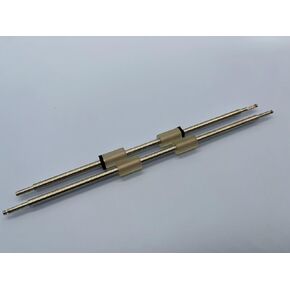 1set Feed Exit Roller Kit with Iron Shaft Compatible with Fujitsu fi-5110C fi-5110EOX fi-5110EOX2 fi-5110EOXM fi-6110 N1800 S1500M S1500 S510M S510 S500M S500