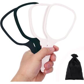 Aestivate 4PC Hand Mirror, Travel Handheld Mirror, Cosmetic Mirror with Handle (4PC)