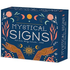 Willow Creek Press Mystical Signs Daily 2025 Box/Desk Calendar (5.86" x 4.72")