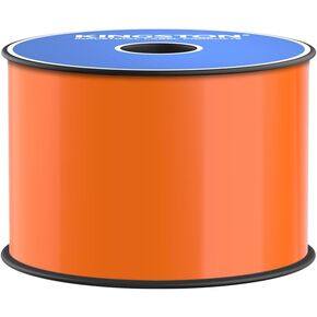 Premium Vinyl Label Tape, Orange, 3" x 150' for DuraLabel, LabelTac, VnM SignMaker, SafetyPro, Viscom and Others