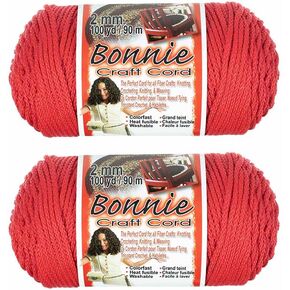 Craft County Bonnie Cord – 2mm – 2 Pack (White)