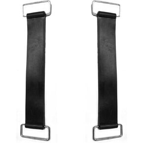 2Pcs Battery Straps Motorcycle Battery Tie Down Straps Battery Hold Down Straps Elastic Motorcycle Battery Rubber Band Straps Stretchable Battery Straps Replacements for Motorcycle Scooter Accessories