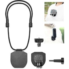 Magnetic Mount for GoPro Quick-Release Chest Mount for DJI OSMO Action 4 Sport Camera Mount Accessories Secure Magnetic Clip Hands-Free Shooting
