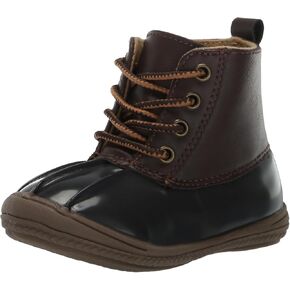 Josmo Unisex-Child Kids Lace-up Outdoor Rain Duck Boots