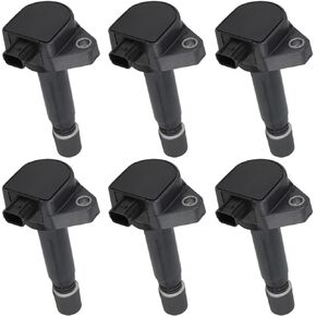 6PCS ARKAUTO IGNITION COIL ARK-IG624 30520-RN0-A01 30520RN0A01 099700-149 099700149 5C1722 UF-624 UF624 C1665 FOR 2009 2010 2011 2012 2013 2014 2015 HONDA Ridgeline Pilot Acura MDX ZDX RDX 3.5 3.7 V6