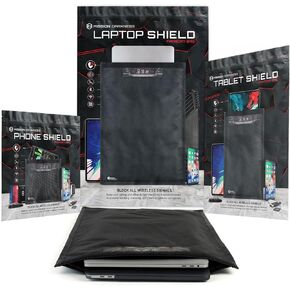 Mission Darkness Non-Window Faraday Bag Collection Includes Phone, Tablet, and Laptop Size Bags - RF Shielding, Signal Isolation, EMF Reduction, EMP Protection, Anti-Tracking Hacking Spying