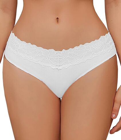 Hibluco ملابس داخلية نسائية مثيرة من الدانتيل وحزام الخصر سراويل داخلية مرنة in Kuwait