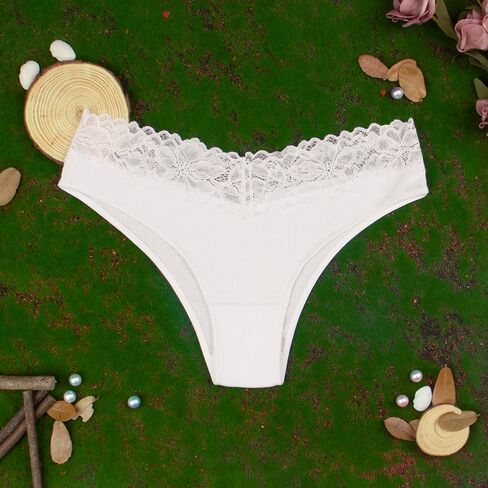 Hibluco ملابس داخلية نسائية مثيرة من الدانتيل وحزام الخصر سراويل داخلية مرنة in Kuwait
