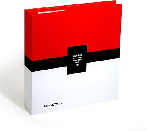 LIGHTHOUSE- Trading Card Album PRO with Display Window - Hardcover 3-Ring Binder with 30 Crystal Clear 3x3 Sheets for Trading Cards - GAMING in Kuwait