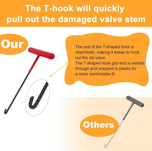 51025 Quick Tire Valve Change Tool for Cars,Tire Valve Stem Core Quickly Replacement Tool Kit,Perfect Tool for Replacing Leaky Valves in Cars,ATVs,Trucks, etc.with TR413/TR414/TR418 in Kuwait