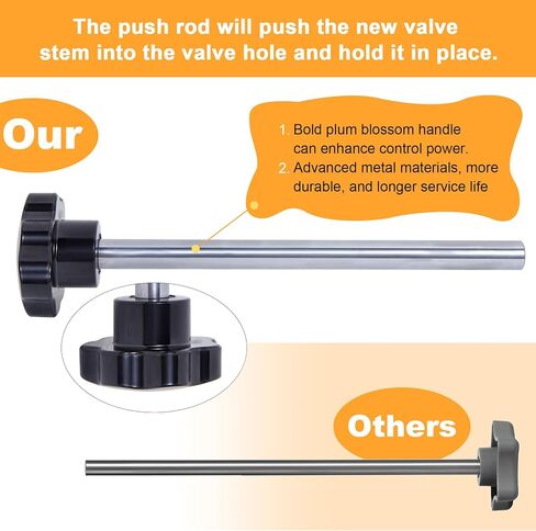 51025 Quick Tire Valve Change Tool for Cars,Tire Valve Stem Core Quickly Replacement Tool Kit,Perfect Tool for Replacing Leaky Valves in Cars,ATVs,Trucks, etc.with TR413/TR414/TR418 in Kuwait