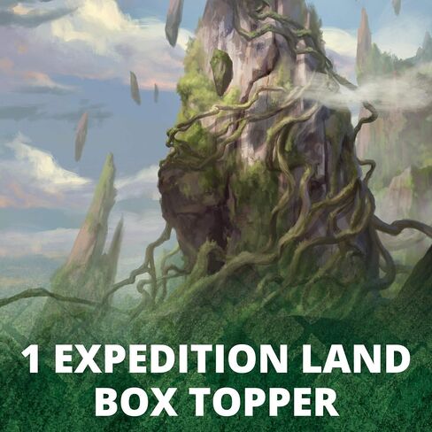 Magic The Gathering Zendikar Rising Draft Booster Box | 36 Booster Packs (540 Cards) + 1 Box Topper | 36 Full Art Lands | Factory Sealed in Saudi Arabia