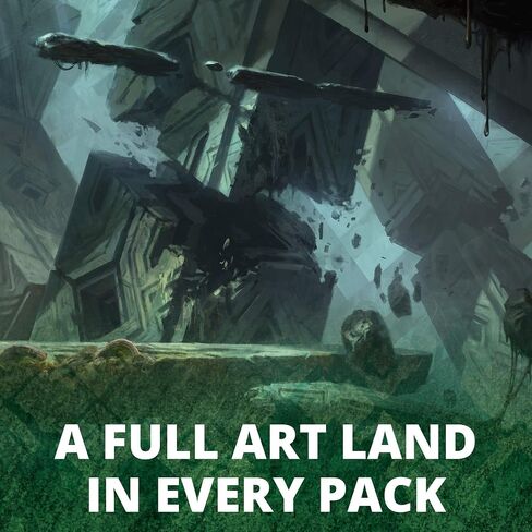 Magic The Gathering Zendikar Rising Draft Booster Box | 36 Booster Packs (540 Cards) + 1 Box Topper | 36 Full Art Lands | Factory Sealed in Saudi Arabia