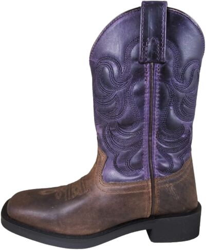 أحذية سموكي ماونتن | سلسلة توسون | الحذاء الغربي للشباب | اصبع القدم مربع | مادة جلد طبيعي| نعل TPR وكعب عريض | بطانة تريكو وجزء علوي من الجلد in Kuwait